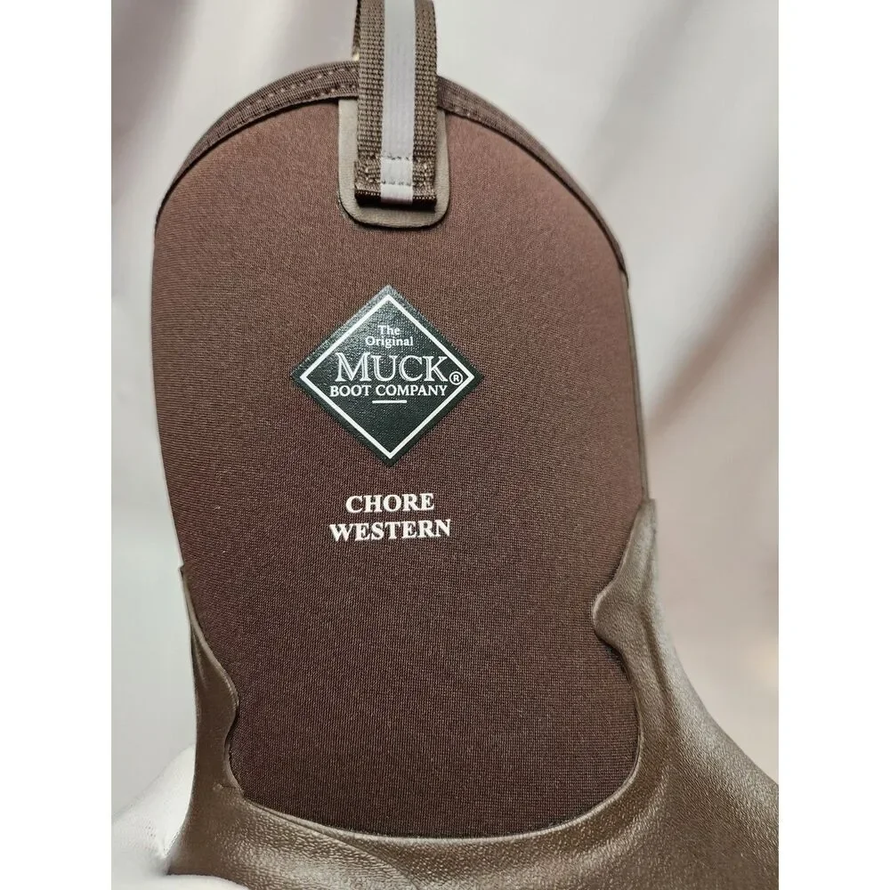 Muck Boot Company Chore Western Waterproof Work Boots Men's size 9 Brown